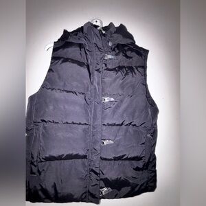 Nautica Hoodie Black Puffer Vest